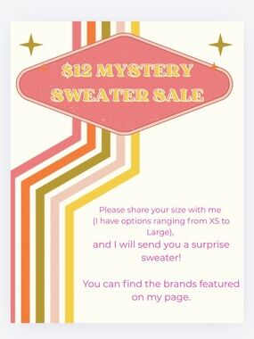 WOMENS SWEATER MYSTERY BUNDLE